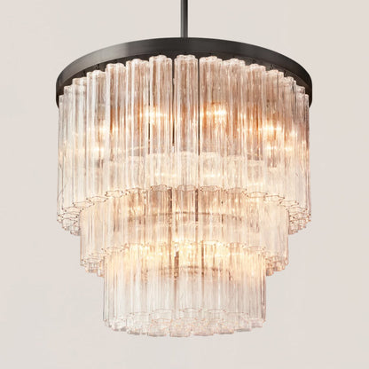 Cielo 3-Tier Round Chandelier