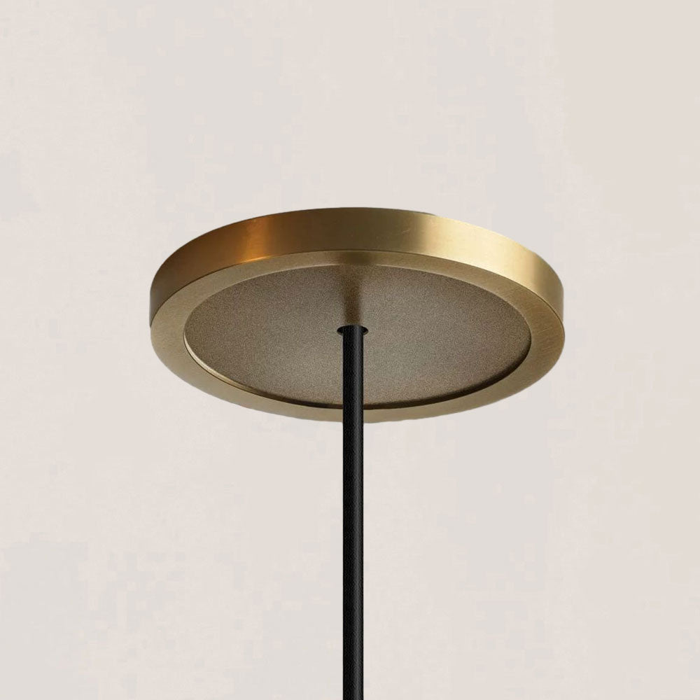 VASELAMPS - Brass Crystal Polygonal Pendant