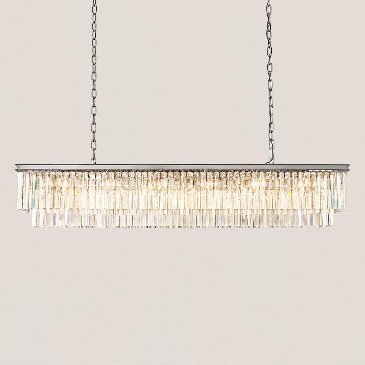 1920s Odeon Rectangular Chandelier