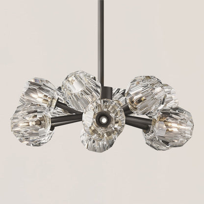 Boule De Cristal Clear Glass Ball Modern Round Chandelier Light