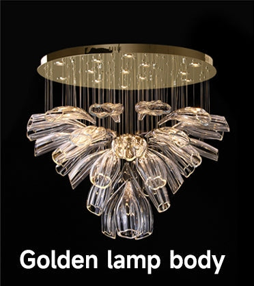 Luxury Glass Lotus Chandelier