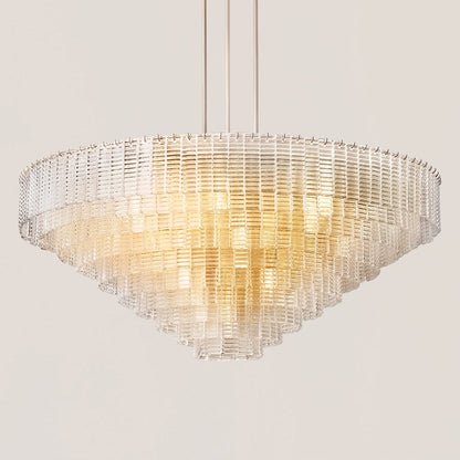 Sirene Glass Round Chandelier