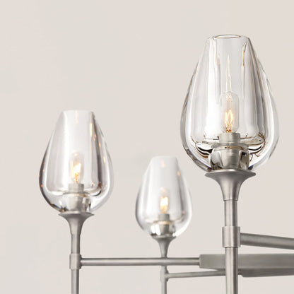 Tulip Crystal Round Chandelier