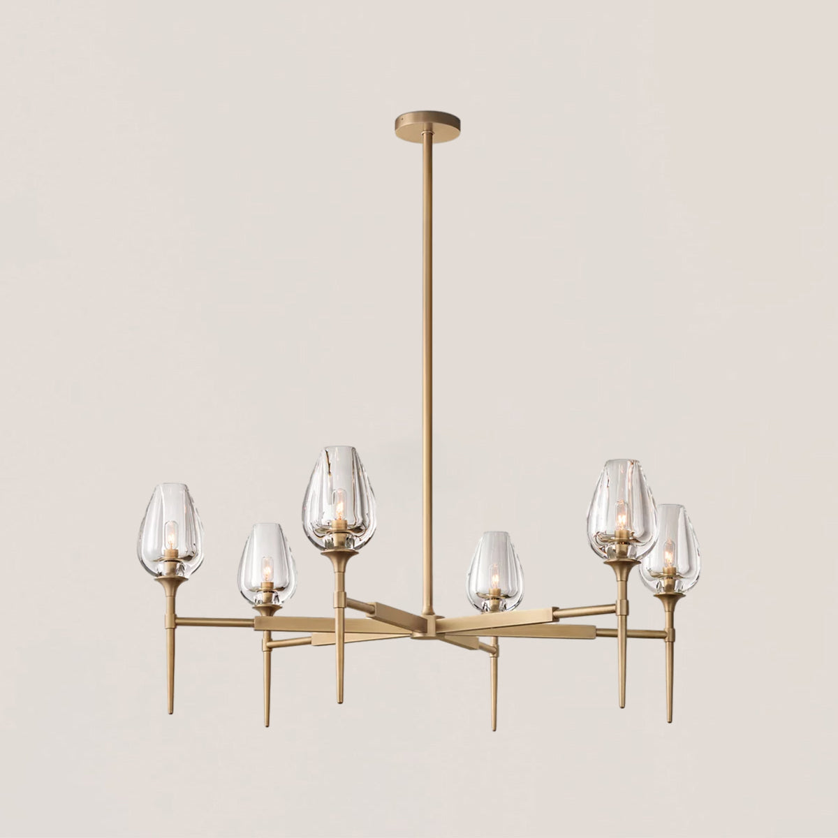 Tulip Crystal Round Chandelier