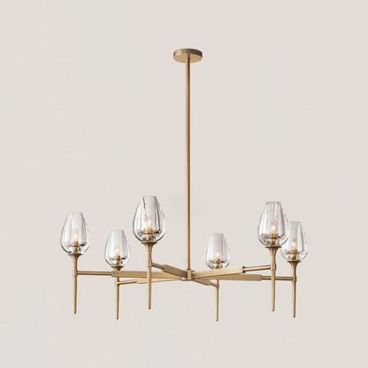 Tulip Crystal Round Chandelier