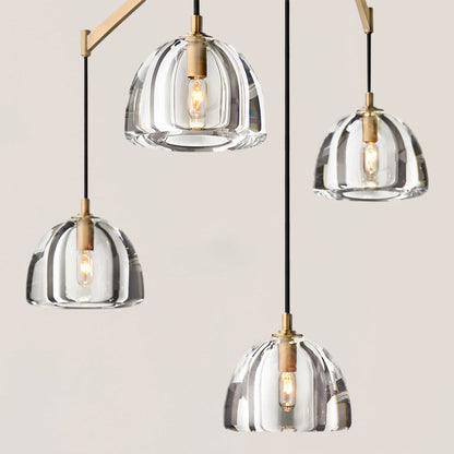 Hemisphere Linear Chandelier