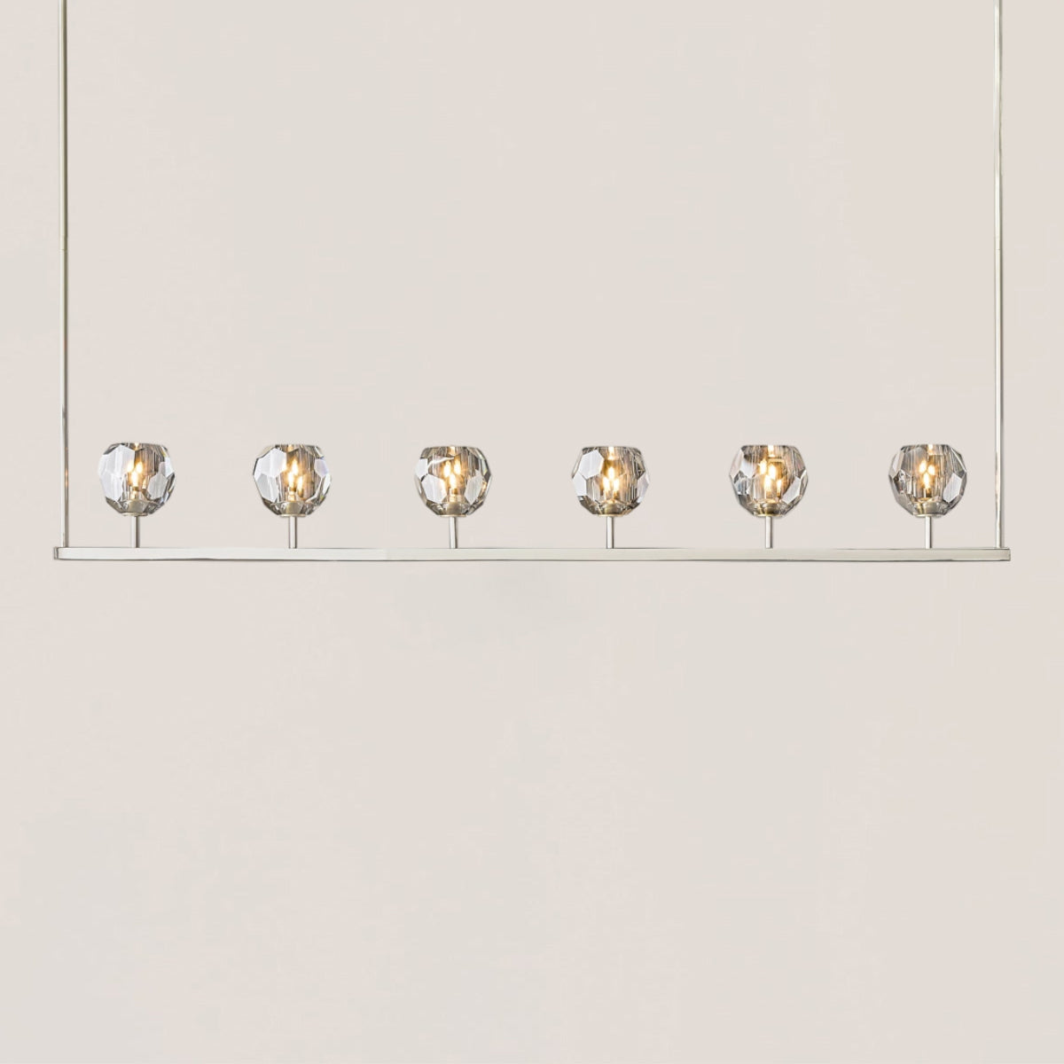 Boule De Crystal Linear Chandelier