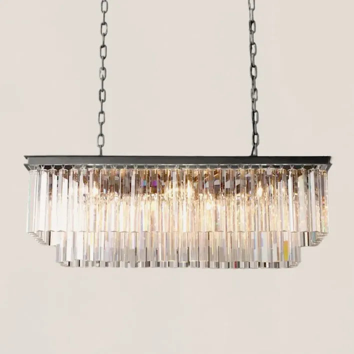 1920s Odeon Rectangular Chandelier