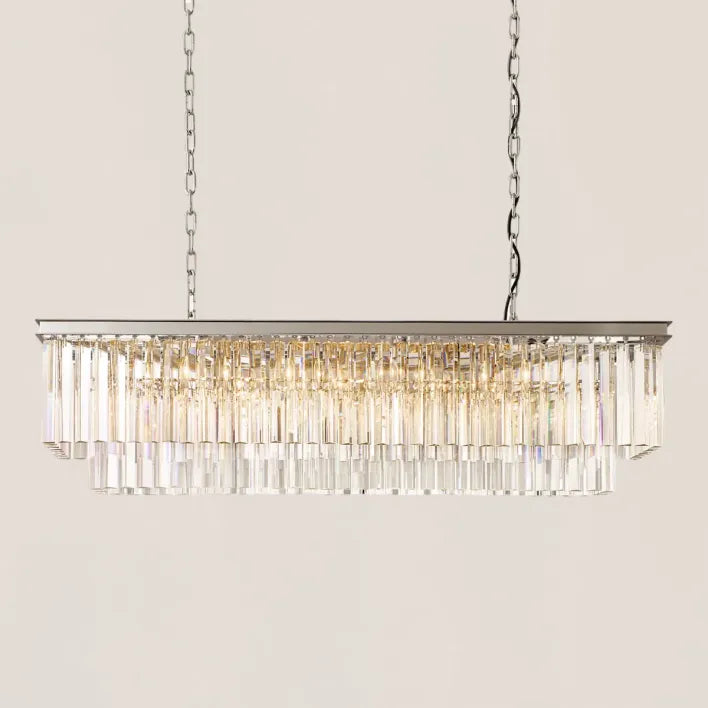 1920s Odeon Rectangular Chandelier
