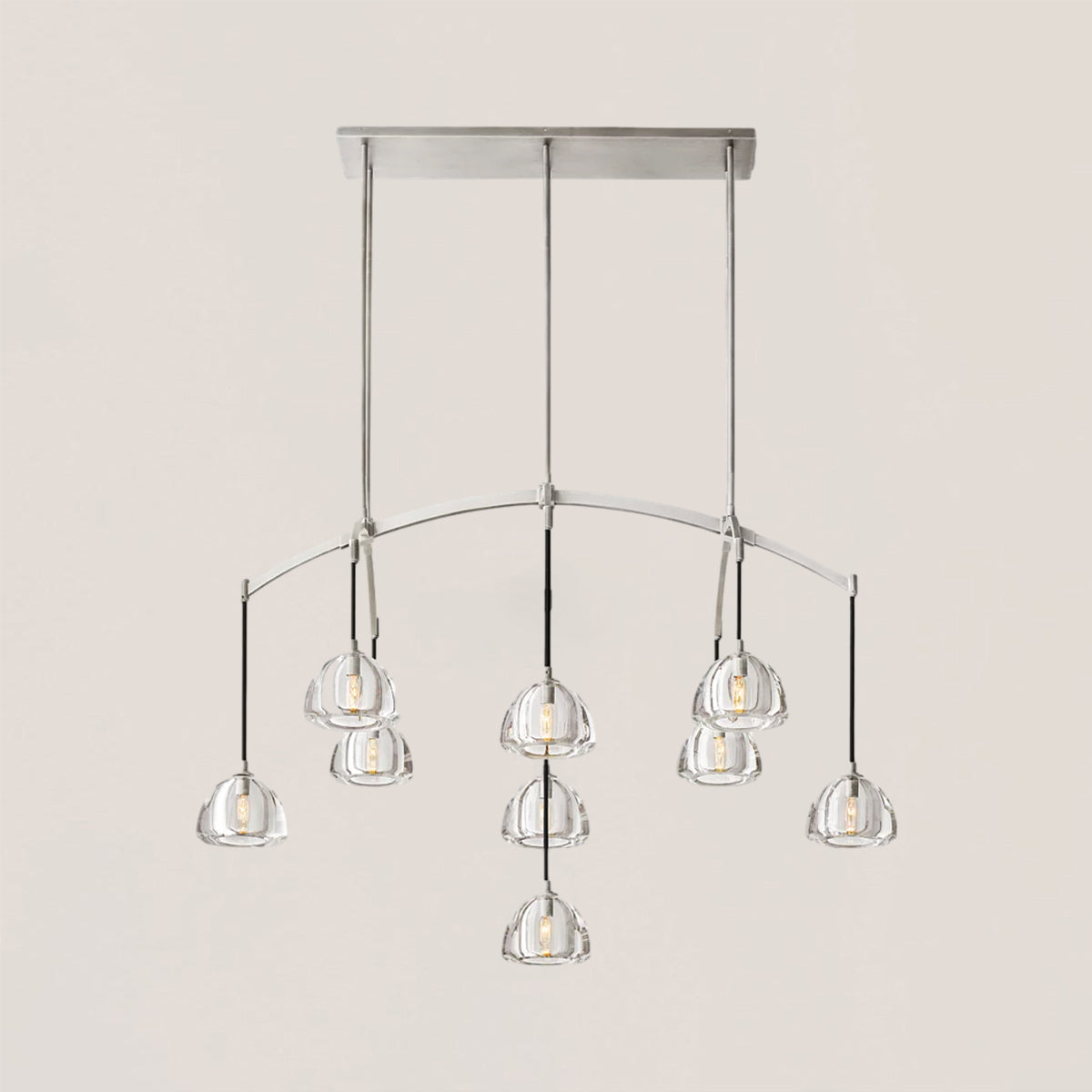 Hemisphere Linear Chandelier
