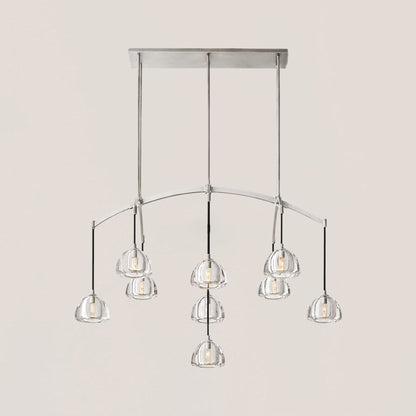 Hemisphere Linear Chandelier