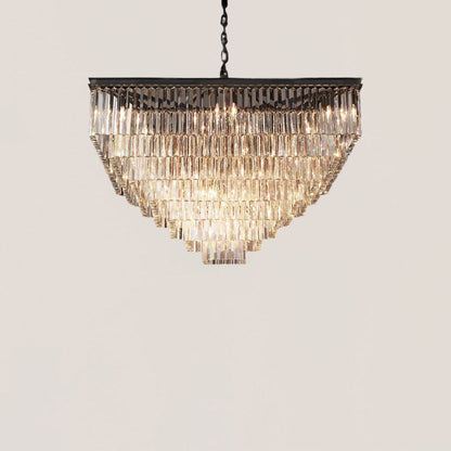 1920s Odeon Square Chandelier