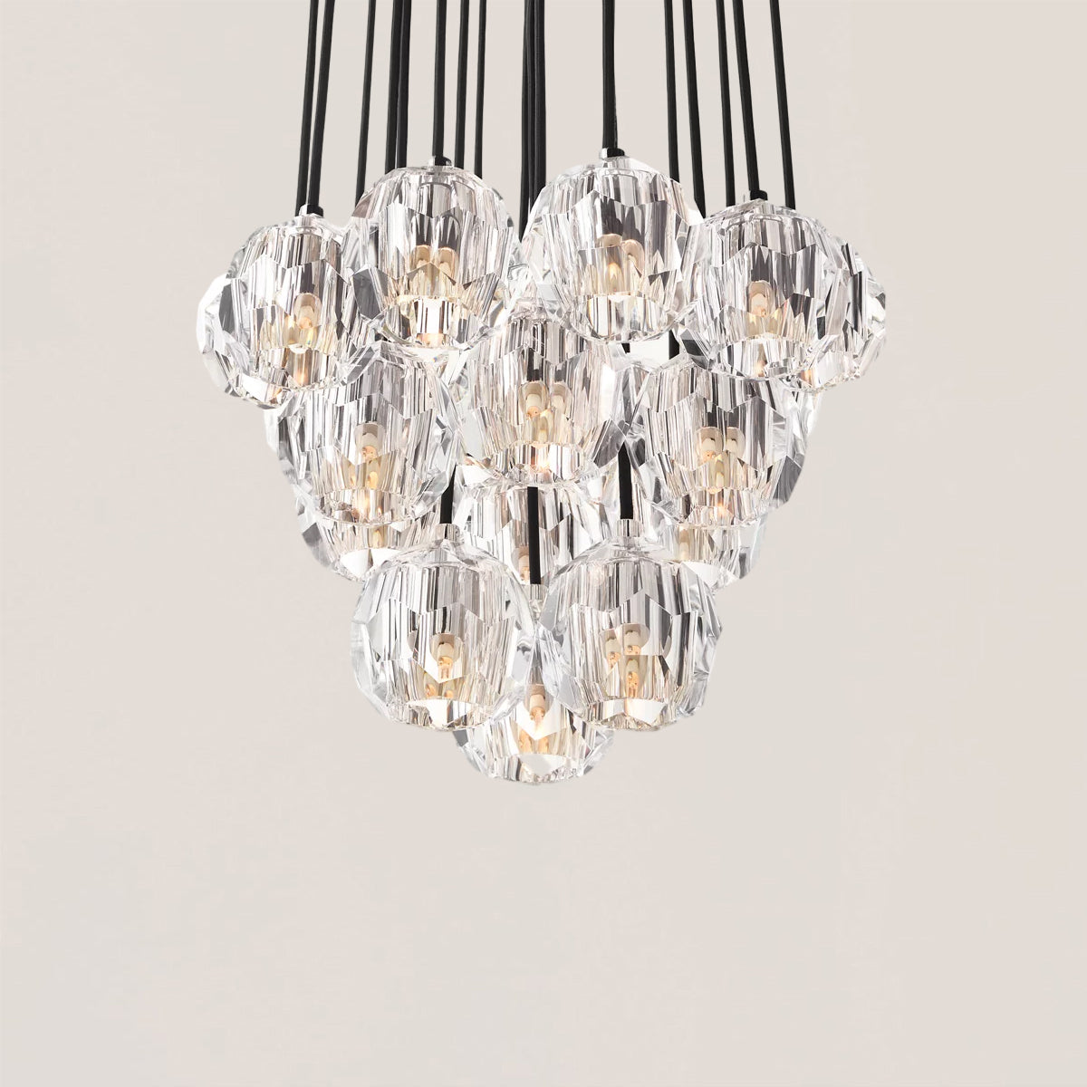 Boule De Crystal Round Cluster Chandelier