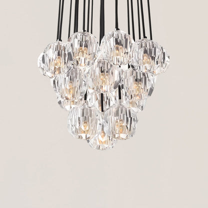 Boule De Crystal Round Cluster Chandelier
