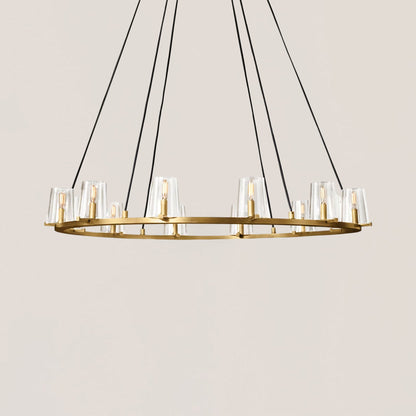 Pauillac Glass Round Chandelier 48"