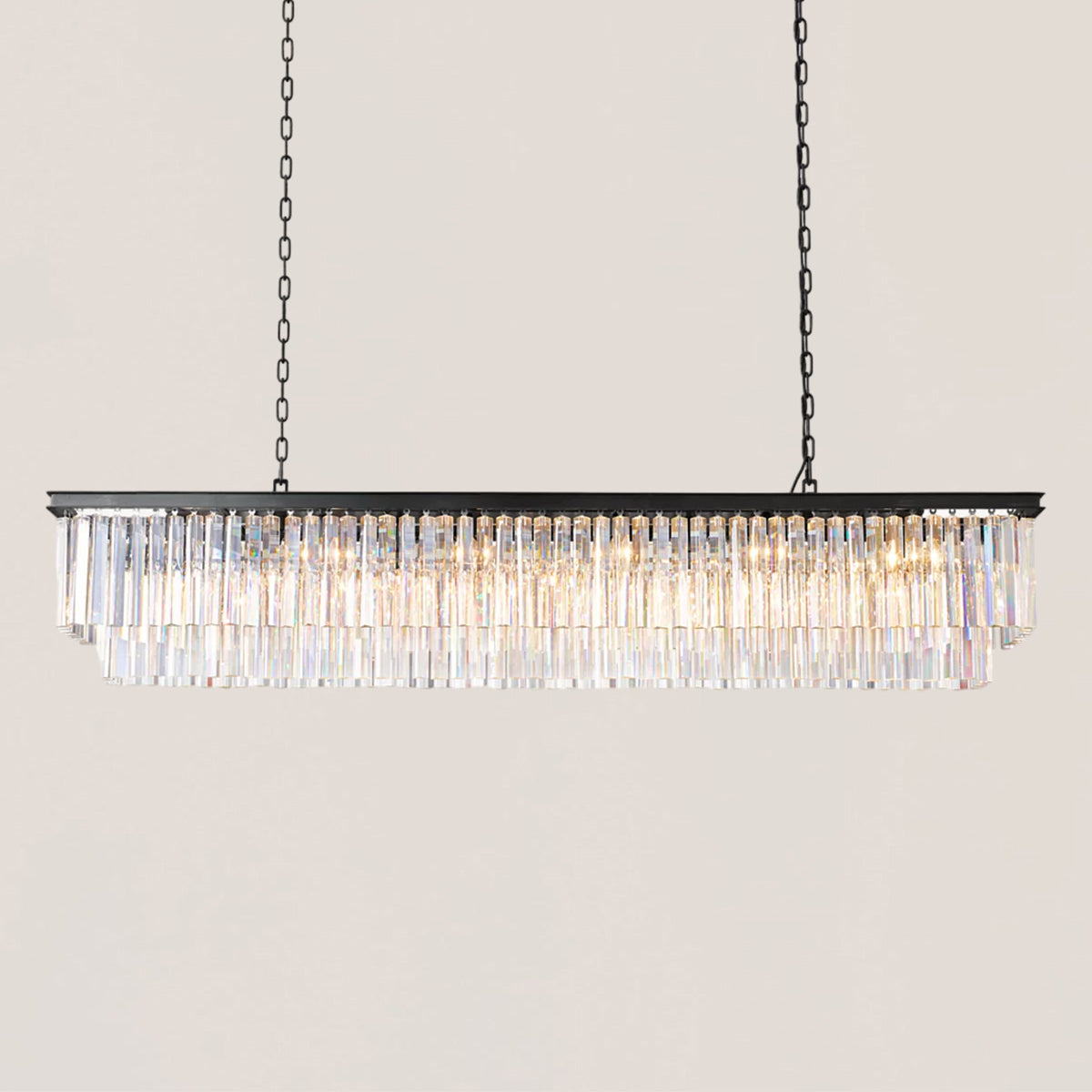 1920s Odeon Rectangular Chandelier