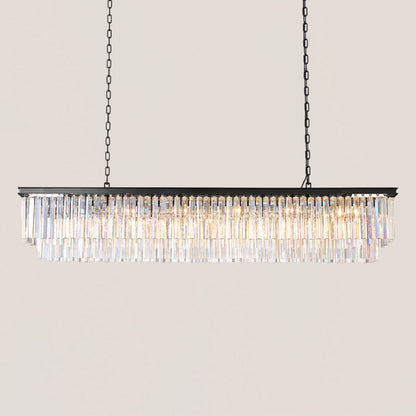 1920s Odeon Rectangular Chandelier