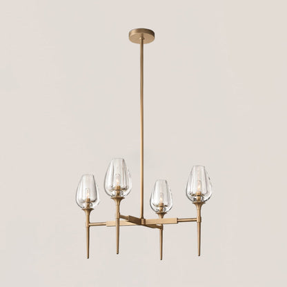 Tulip Crystal Round Chandelier