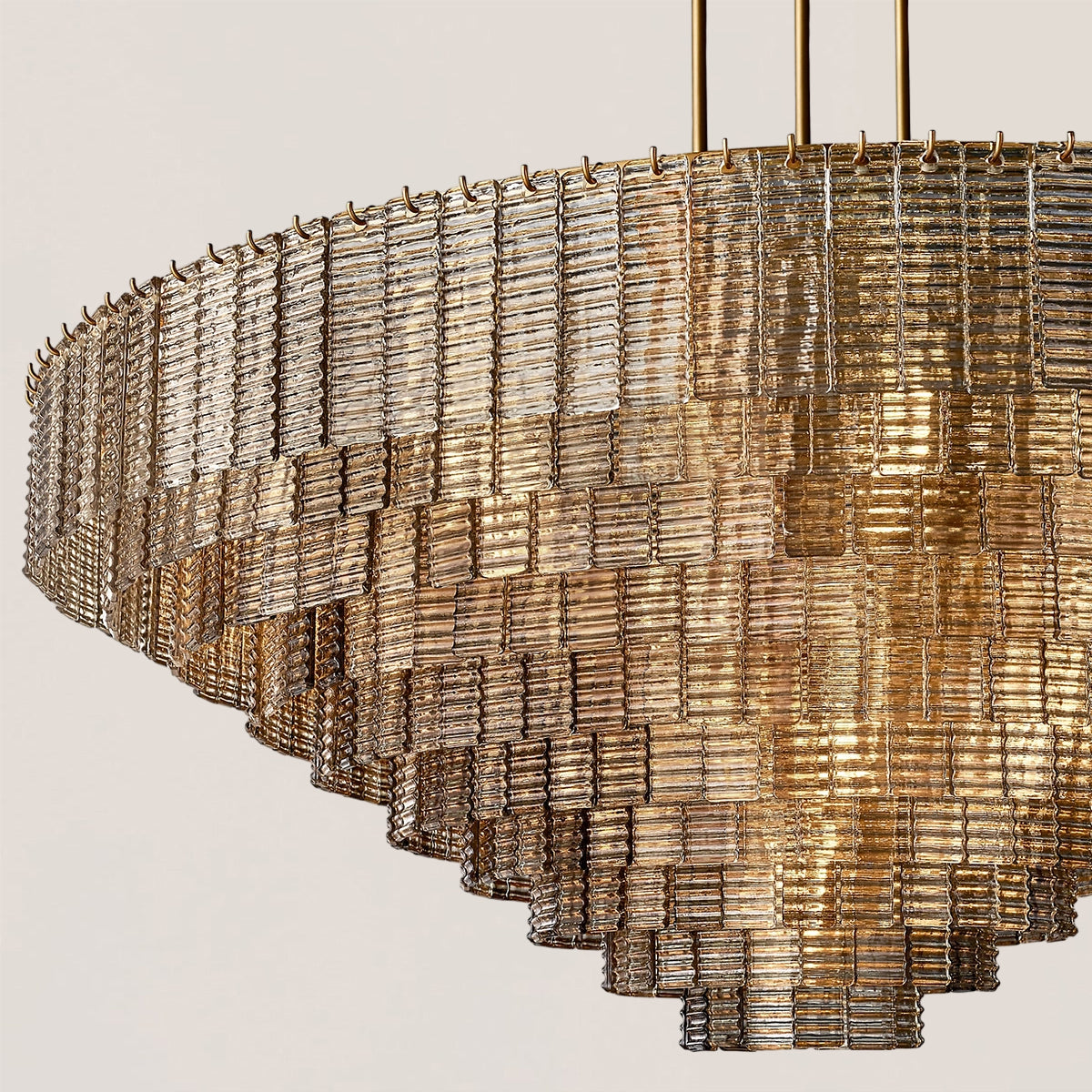 Sirene Glass Round Chandelier