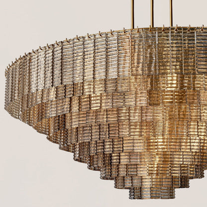 Sirene Glass Round Chandelier