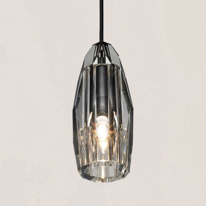 VASELAMPS - Brass Crystal Polygonal Pendant