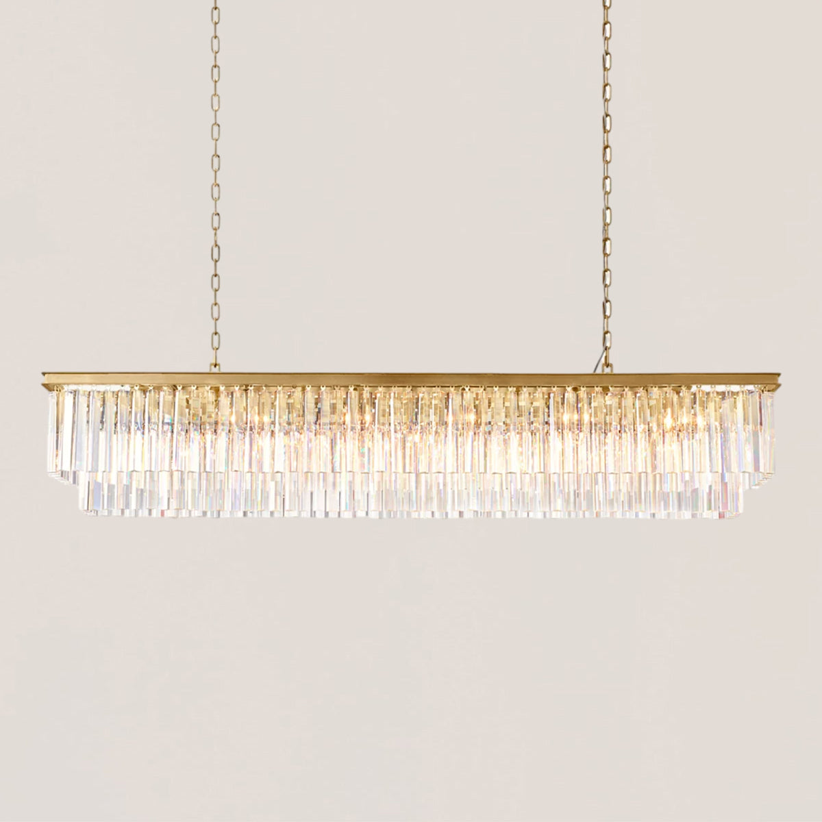 1920s Odeon Rectangular Chandelier