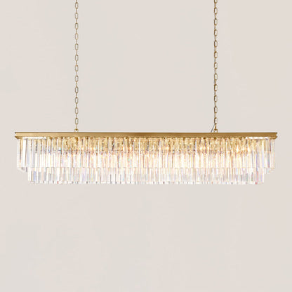 1920s Odeon Rectangular Chandelier