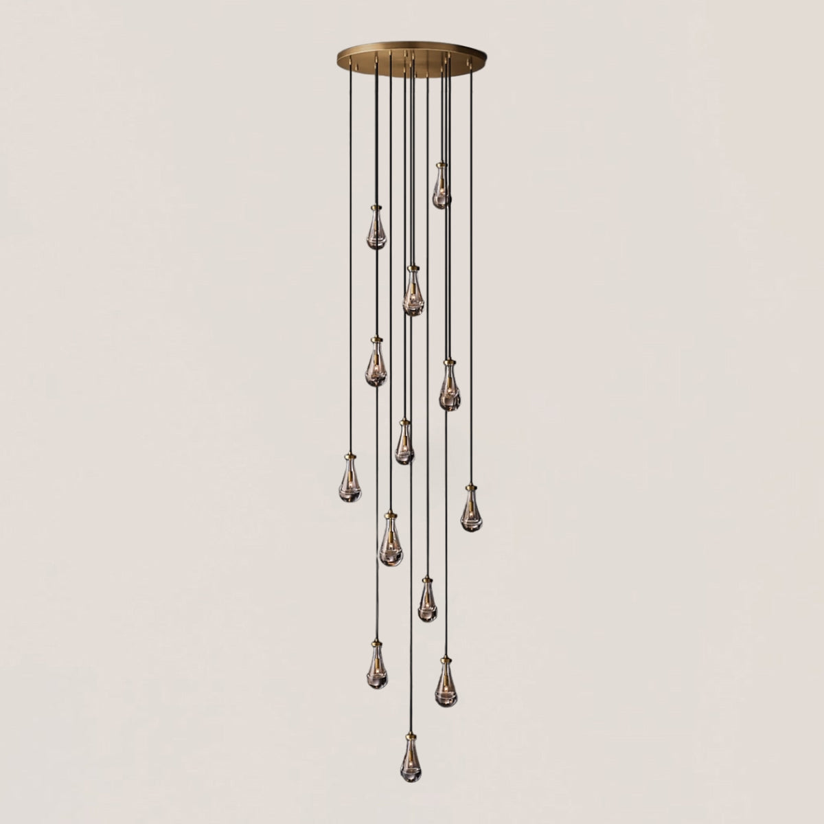 Rain Round Modern Chandelier Light