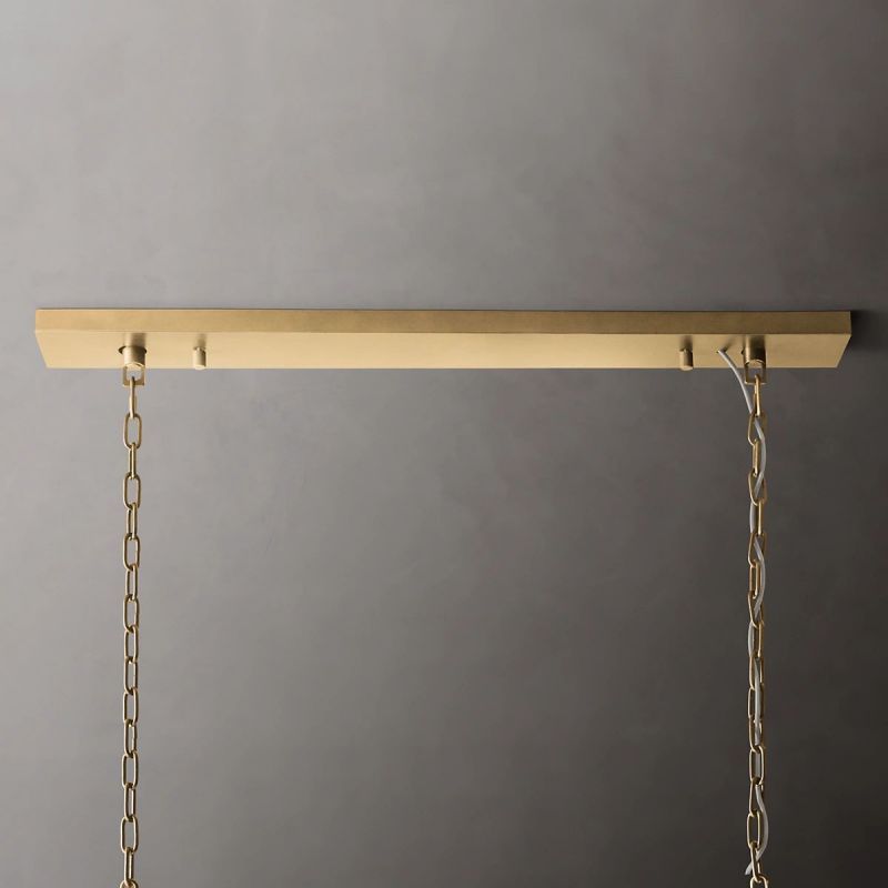 RHYS Rectangular Crystal Chandelier