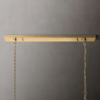 RHYS Rectangular Crystal Chandelier