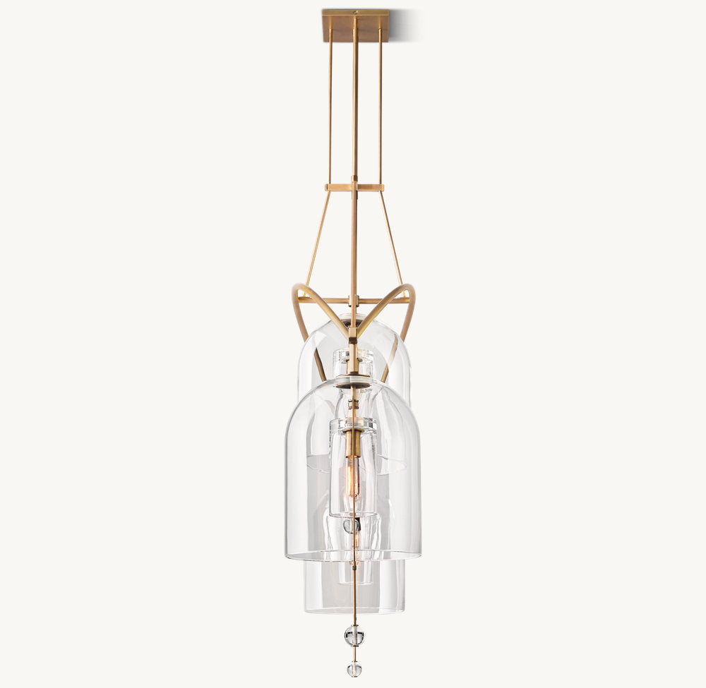 Fulcrum Grand Linear Chandelier 73"