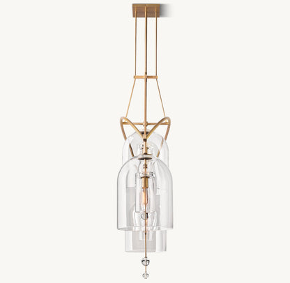 Fulcrum Grand Linear Chandelier 73"