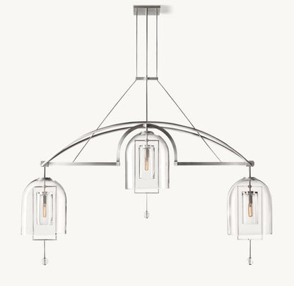 Fulcrum Grand Linear Chandelier 73"