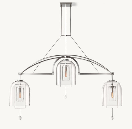 Fulcrum Grand Linear Chandelier 73"