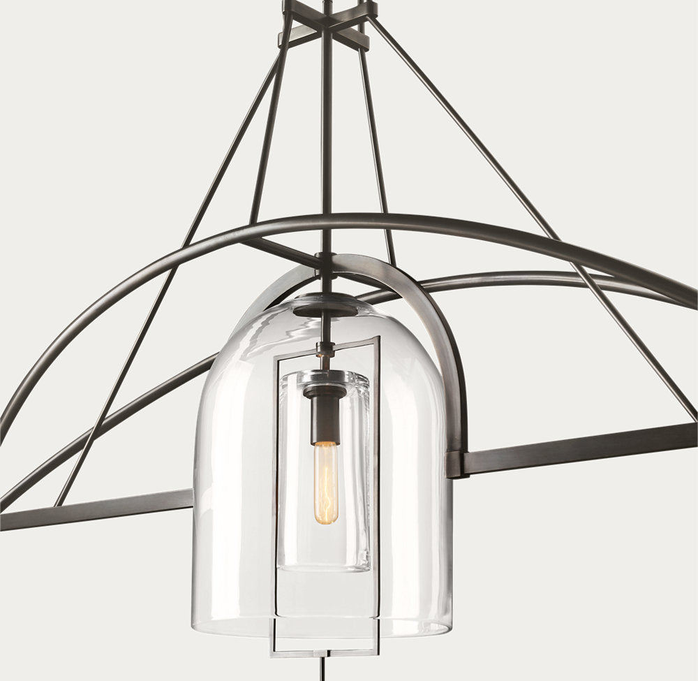 Fulcrum Grand Linear Chandelier 73"