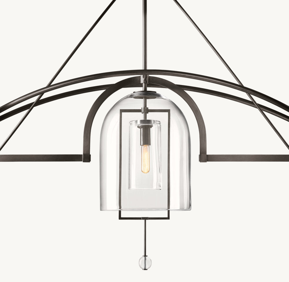 Fulcrum Grand Linear Chandelier 61"