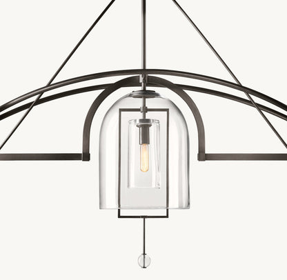 Fulcrum Grand Linear Chandelier 61"