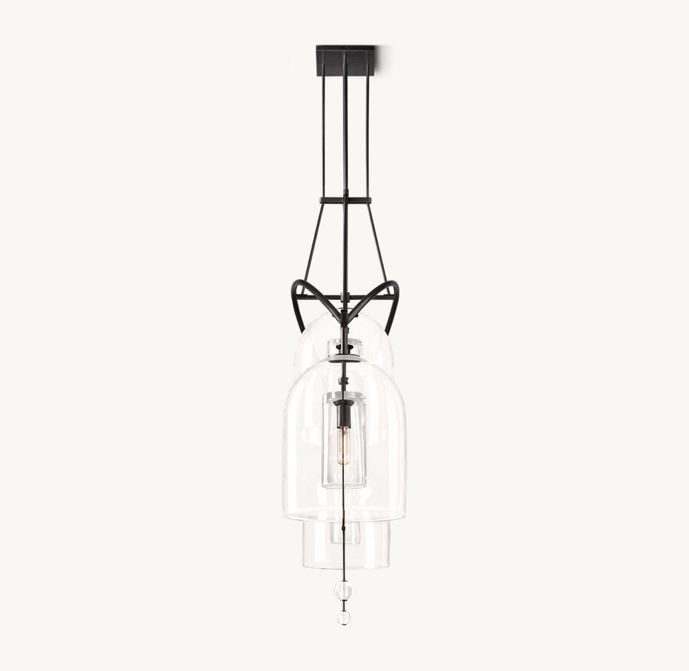 Fulcrum Grand Linear Chandelier 73"