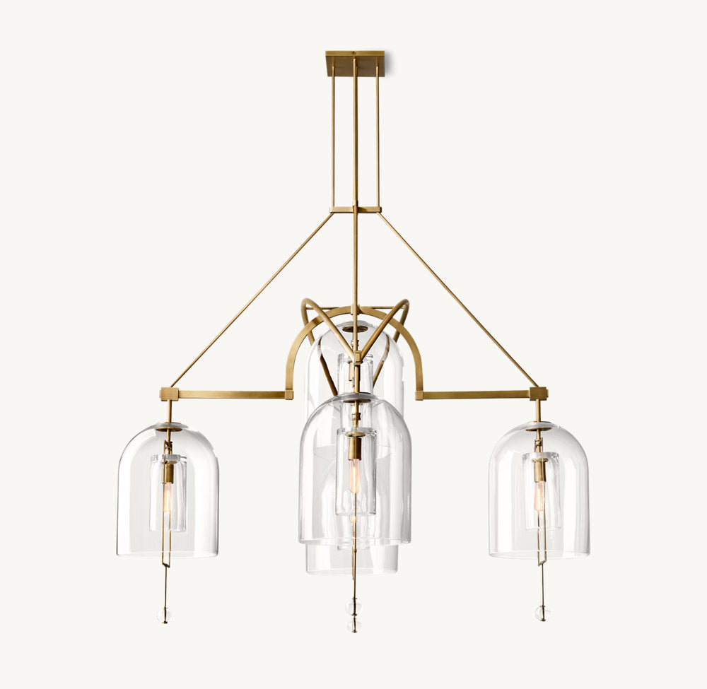 Fulcrum Round Grand Chandelier 61"