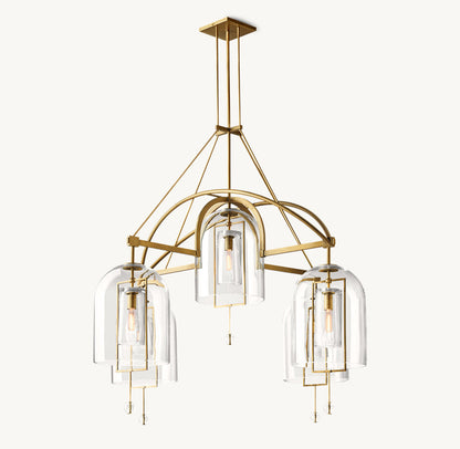 Fulcrum Round Grand Chandelier 61"