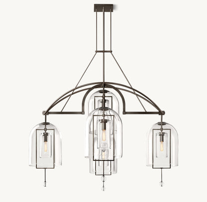 Fulcrum Round Grand Chandelier 61"