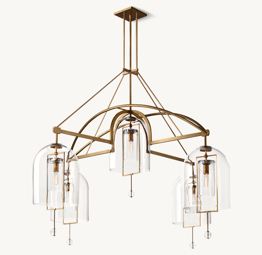 Fulcrum Round Grand Chandelier 73"