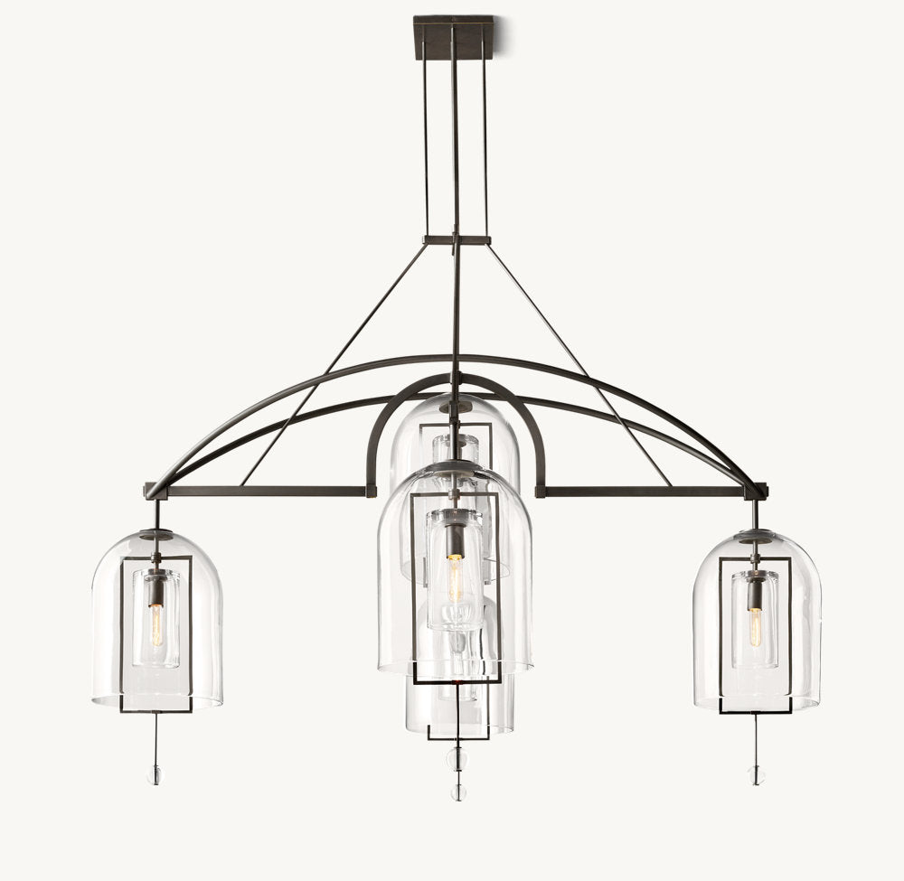 Fulcrum Round Grand Chandelier 73"