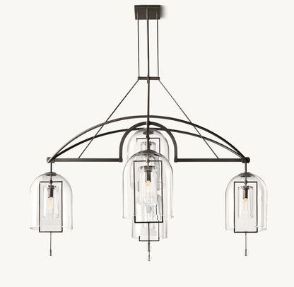 Fulcrum Round Grand Chandelier 73"