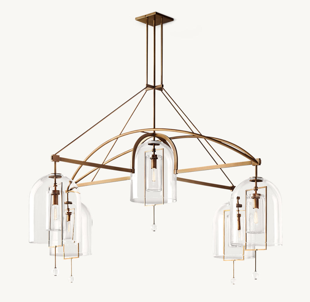 Fulcrum Round Grand Chandelier 85"