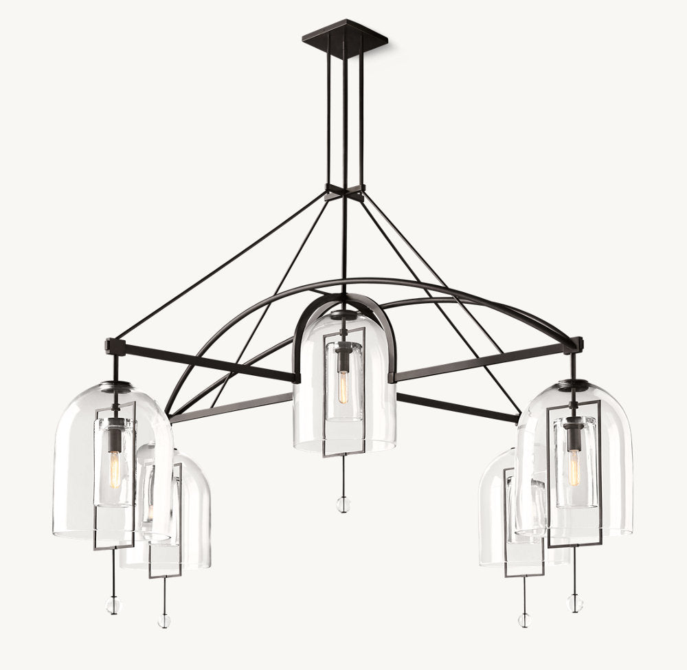 Fulcrum Round Grand Chandelier 85"