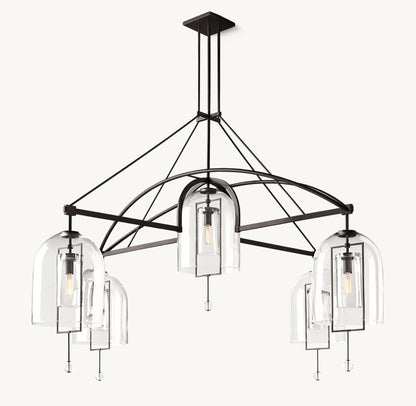 Fulcrum Round Grand Chandelier 85"