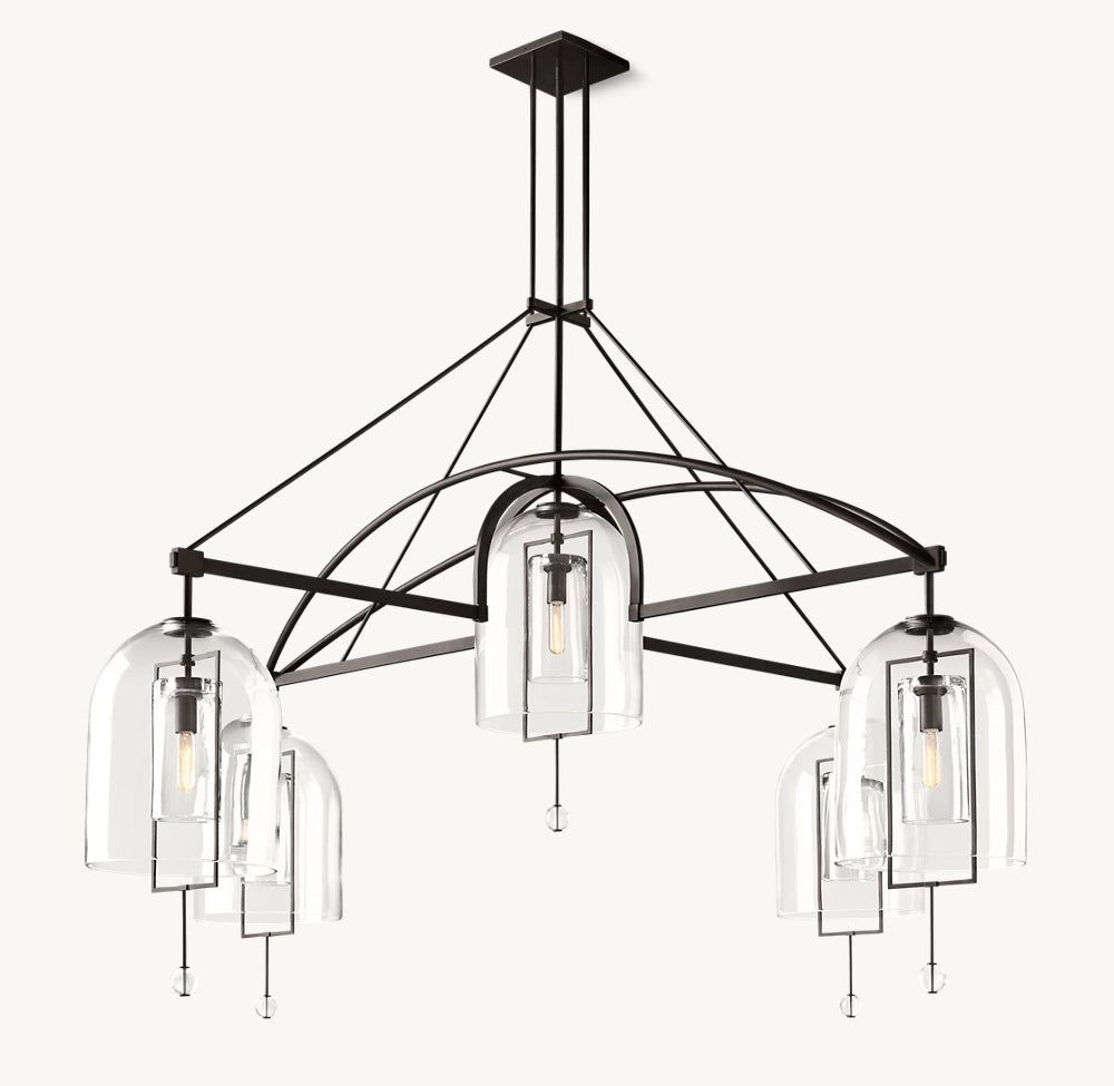 Fulcrum Round Grand Chandelier 61"