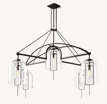 Fulcrum Round Grand Chandelier 61"