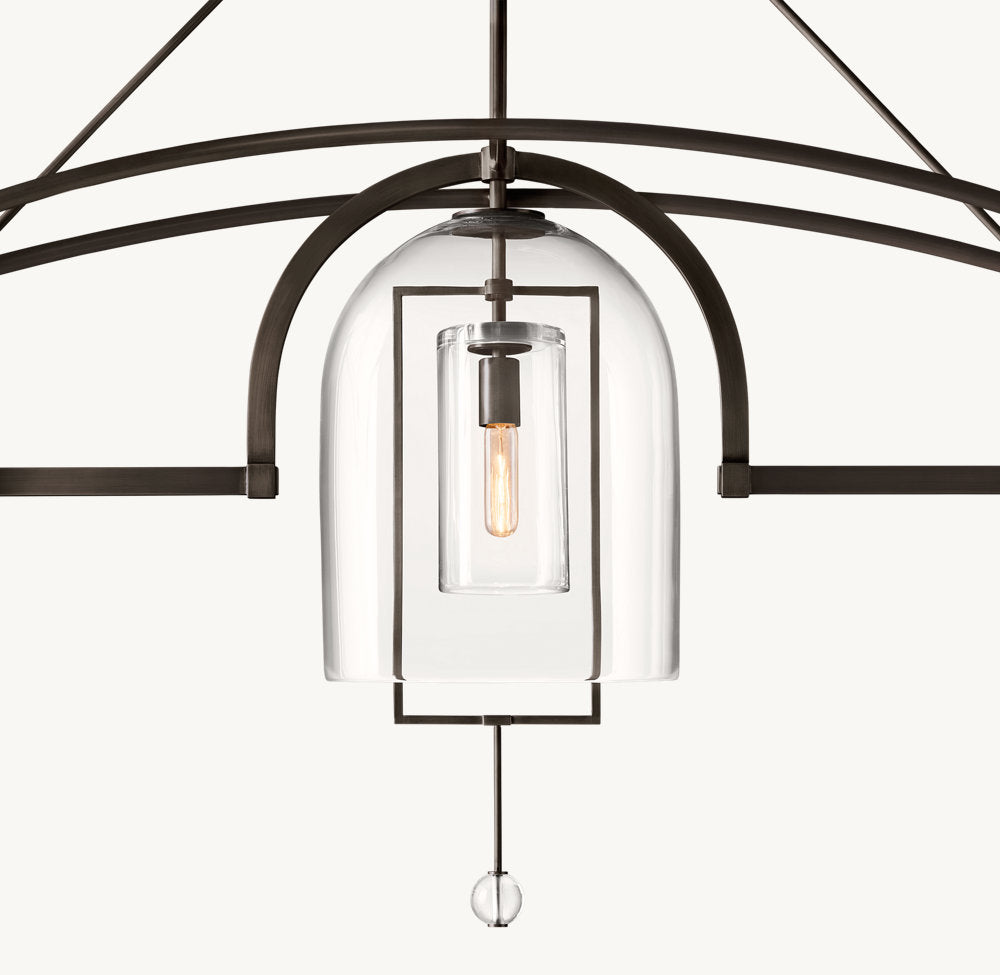 Fulcrum Grand Linear Chandelier 85"